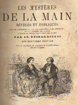 Frontispiece from Desbarolles' 'Mysteres de la Main'